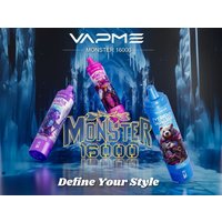 VAPME MONSTER 16000 Puffs | 2%-5% nicotine, bulk disposable vape