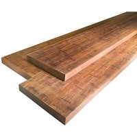 Lames de terrasse Bambou Banc/marche, français et lisse, coffee, 42 x 290 x 2200 mm