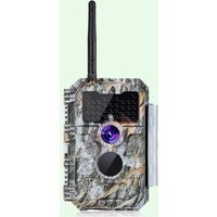 Wildkamera Wlan Fotofalle Jagdkamera Wildtierkamera 64MP 1296P 0,1s Schnelle Trigger Geschwindigkeit Nachtsicht Bewegungsmelder 110°PIR IP66 Wasserdichter | W600