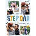 Moonpig Typographic Photo Upload Step Dad Father's Day Card