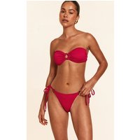 Femme Haut de bikini bandeau texturé fuschia Fuchsia | Taille 32