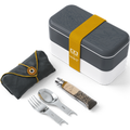 Kit Lunch to go monbento x Opinel grau