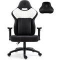 Dowinx LS-66PT Advanced PU Leather Gaming Chair -, Black&White