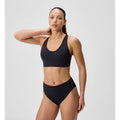 Haut de bikini Femme Sculpture Boom Back noir