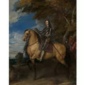 Anthony van Dyck, Equestrian Portrait of Charles I Print