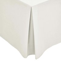 1951 Plain Dye Percale Single Valance, Cream