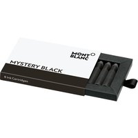 Cartucho de Tinta Montblanc Mystery Black Preto Tinteiro 8 Uni - 128197