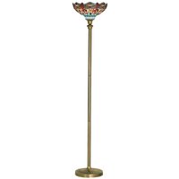 Searchlight 1285 Dragonfly Tiffany Floor Standing Lamp