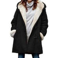 Grey Women's Longline Fleece Fur Parka Jacket - Thermal-Lined, Hooded, 8 Sizes, 10 Colours | Wowcher