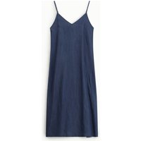 Vestito midi con spalline sottili e scollo a v