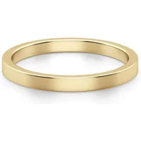 Alianza Clásica Flat 2 MM Oro Amarillo 585 (14K)