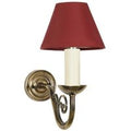 707LA Cottage Solid Brass 1 Light Wall Lamp with Optional Shades
