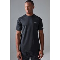 Man Active Gym Raglan T-Shirt - Schwarz - M, Schwarz
