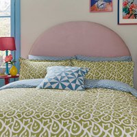 Land & Shore Corie Single Duvet Cover SET, Green