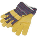 Draper Young Gardeners Leather Gloves Yellow / Purple One Size