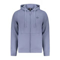 NORWAY 1963 Norwegen Herren Blaues Sweatshirt mit Reißversch, Größe S