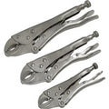Siegen 3 Piece Locking Plier Set