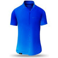 blaues Hemd Kurzarm GRADIENT AZURE von GERMENS
