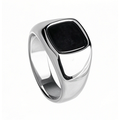 Sterling Silver Agate Ring for Men