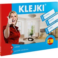 NAKLEJKI edukacyjne do nauki języka - hiszpański