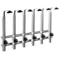 Wall Mounted 6 Bottle Measure Bracket (Bracket Only)