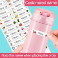 Custom Name Stickers Personalized Waterproof Labels for Bottles,Cups,Kids Stationery-Unique Designs, Durable & Eco-Friendly Gift