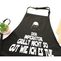 "Der Imperator grillt nicht so gut, wie ich es tue" - Die unangefochtene Grillschürze für galaktische Grillmeister!