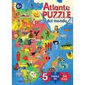 Atlante puzzle del mondo. Ediz. a colori