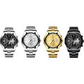 Men's Waterproof Oversized Quartz Watch with Calendar - 4 Colours | Wowcher