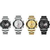 Men's Waterproof Oversized Quartz Watch with Calendar - 4 Colours | Wowcher