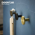 Dooroom Ganci con cuscinetti in ottone Bagno Cucina interna Corridoio Appendiabiti da parete Ganci da parete Ganci a fila Nordic Fresh American