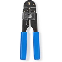 Nedis Crimp pliers | CAT5e / CAT6 / CAT6a | Cutting / Plier / Stripping | ABS / Steel | Blue