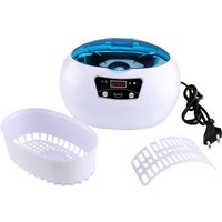 Ultrasonic cleaning machine for home | Color: White blue | Style: EU