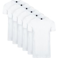 Suitable Ota T-Shirt Ronde Hals Wit 6-Pack - maat XL