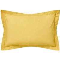 1951 50/50 Percale Oxford Pillowcase, Ochre