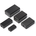 2PCS New High Quality Plastic Waterproof Black Box DIY Housing Instrument Case Plastic Electronic Project Box Electric Supplies