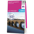 Ordnance Survey OS Map of Banff & Huntly: Landranger 29