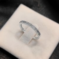 Anel de prata modelo S3 com Zircônia