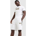 EA7 Emporio Armani Tape Shorts, wit