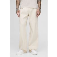 Pantalón Tall Plisado Técnico, Beige