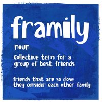Moonpig Paul Delaney Abstract Illustrated Friends Framily Family Cute Card