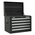 Sealey Superline Pro Topchest 5 Drawer with Ball-Bearing Slides - Black