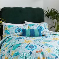 Helena Springfield Budding Brights Bella Kingsize Duvet Cover Set, Blue