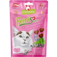 GranataPet Feinis Snack per gatto - Set %: 3 x 50 g Anatra & Erba gatta