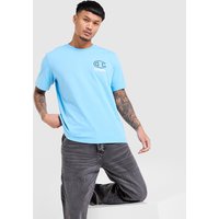 Champion Small Logo T-Shirt, blauw