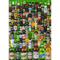 Educa Puzzle Jigsaw Puzzle - 1000 Pieces - Cans of Beer  - 1000 pieces