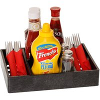 Multi Purpose Condiment Server Charcoal (Single)