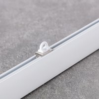Stoper do szyn sufitowych Premium biały, 1 x 2 x 1,5 cm