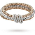 18ct Three Colour Solo Mialuce Flex'It 1.20ct Diamond Bracelet