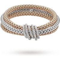 18ct Three Colour Solo Mialuce Flex'It 1.20ct Diamond Bracelet